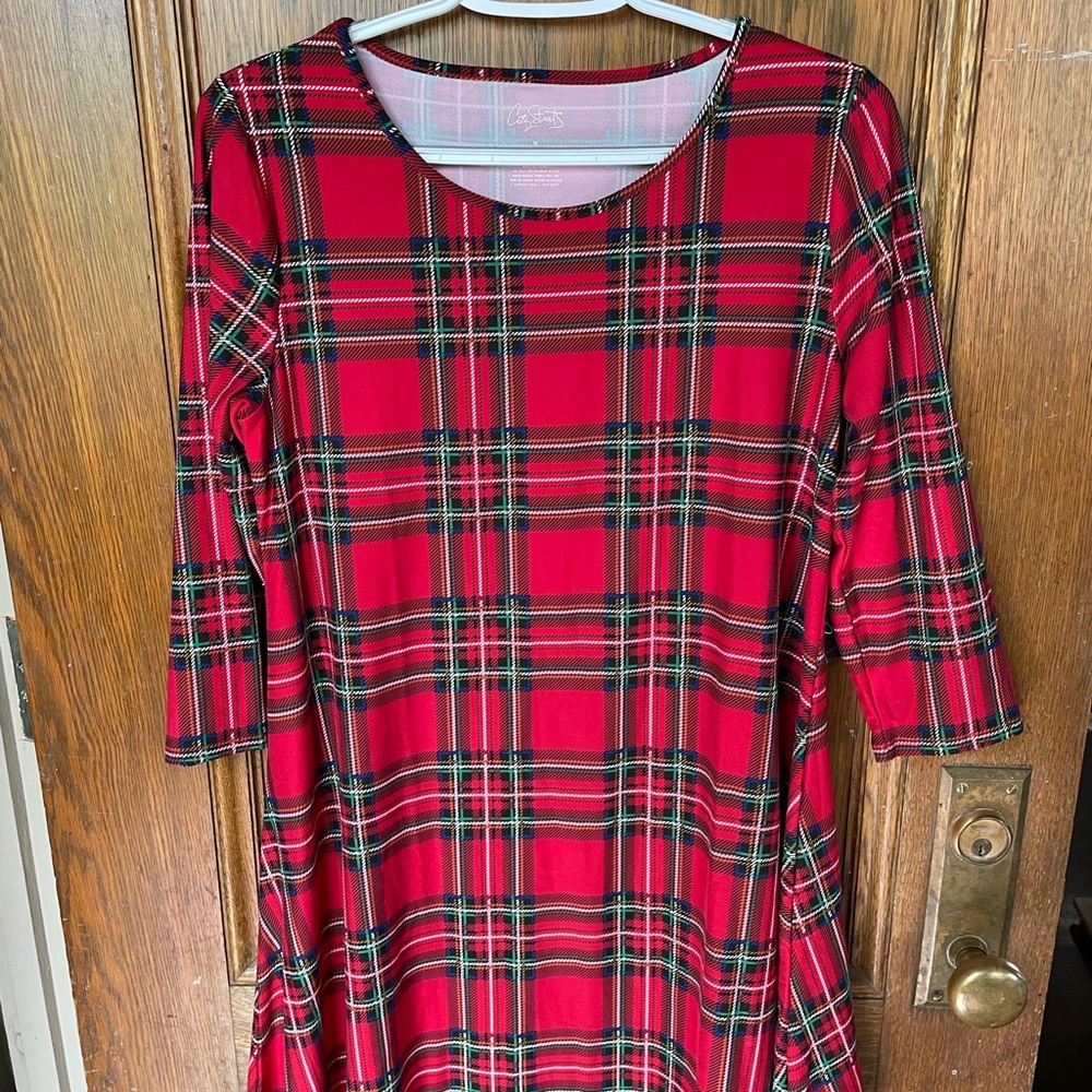 Plaid dress